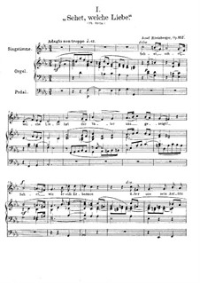 Sechs religiöse Gesänge für Stimme und Orgel, Op.157: Sechs religiöse Gesänge für Stimme und Orgel by Josef Gabriel Rheinberger