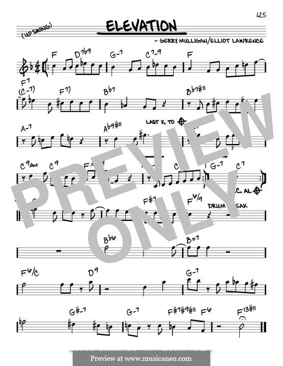 Elevation von G. Mulligan - Noten auf MusicaNeo