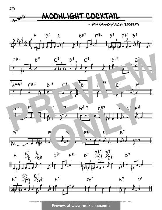 Moonlight Cocktail: Melodische Linie by Kim Gannon, Lucy Roberts