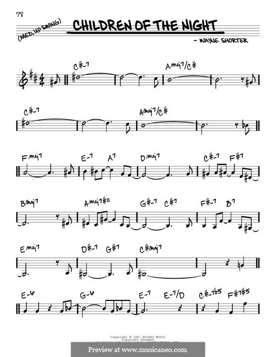 Children of the Night: Melodische Linie by Wayne Shorter