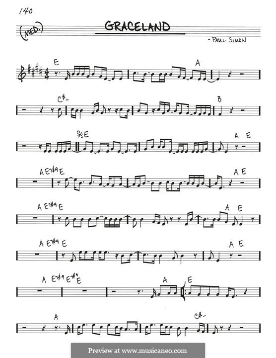 Graceland: Melodische Linie by Paul Simon
