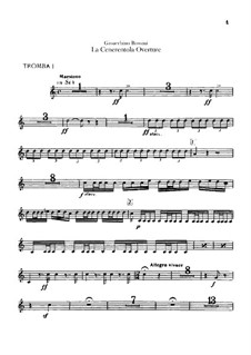 La Cenerentola: Ouvertüre – Trompetenstimmen by Gioacchino Rossini