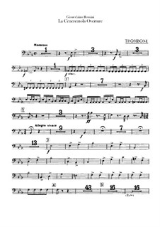 La Cenerentola: Ouvertüre – Posaunestimme by Gioacchino Rossini