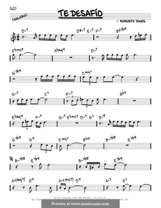 Te Desafio (Tito Puente): Te Desafio (Tito Puente) by Roberto Yanes