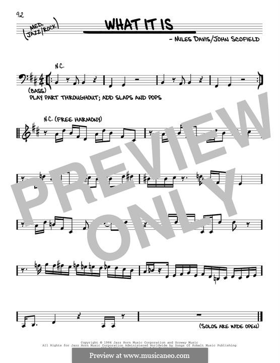 What It Is: What It Is by Miles Davis