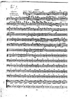Ouvertüre zu 'Le jeune Henri': Kontrabässenstimme by Étienne Méhul