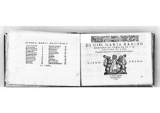 Madrigale für fünf Stimmen: Buch I. Tenorstimme by Giovanni Maria Nanino
