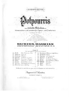 Die lustigen Weiber von Windsor: Potpourri für Violine und Klavier by Otto Nicolai