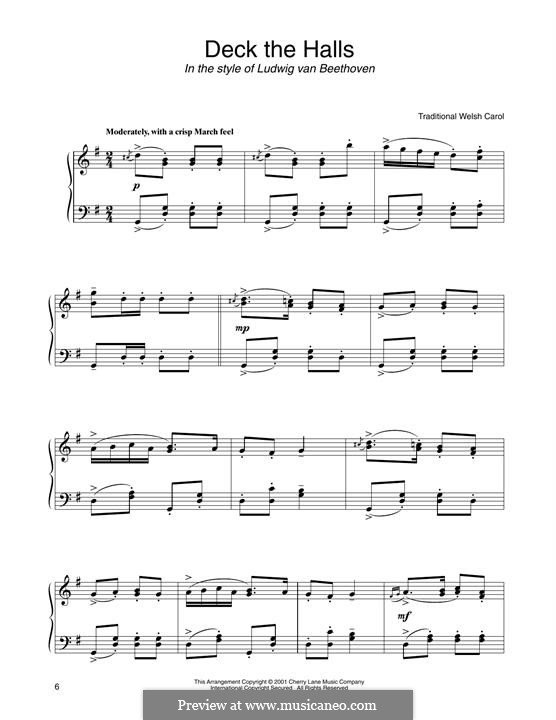 Piano version: In the style of Ludwig van Beethoven by folklore