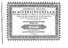 Harmonia Celeste: Harmonia Celeste by André Pevernage