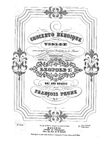 Concerto héroïque (Heroischer Konzert), Op.11: Solostimme by Francois Humbert Prume