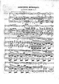 Concerto héroïque (Heroischer Konzert), Op.11: Für Violine und Klavier by Francois Humbert Prume