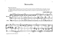 Menuett für Orgel, Op.53: Menuett für Orgel by George Saint-George