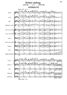 Fragmente: Akt III by Richard Wagner