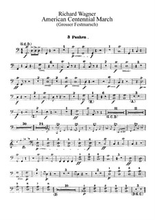 Grosser Festmarsch, WWV 110: Schlagzeugstimmen by Richard Wagner