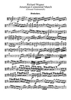 Grosser Festmarsch, WWV 110: Violastimme by Richard Wagner