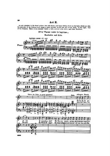 Fragmente: Akt II, für Stimmen und Klavier by Giuseppe Verdi