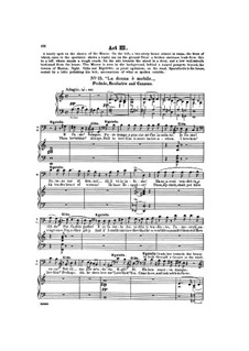 Fragmente: Akt III, für Stimmen und Klavier by Giuseppe Verdi