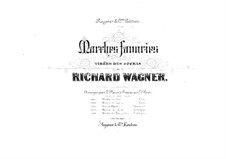 Religiöser Marsch: Für zwei Klaviere, achthändig – Stimmen für Klavier I by Richard Wagner