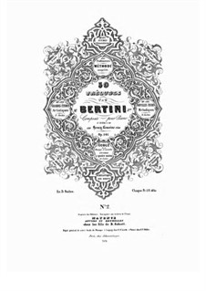 Cinquante études mélodiques précédées chacune d'un prélude en deux suites, Op.141: Suite II by Henri-Jérôme Bertini