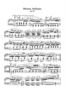 Polonaise brillante, J.268 Op.72: Für Klavier by Carl Maria von Weber