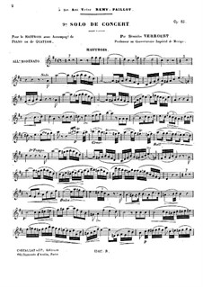 Solo de concert No.9, Op.83: Solo de concert No.9 by Stanislas Verroust
