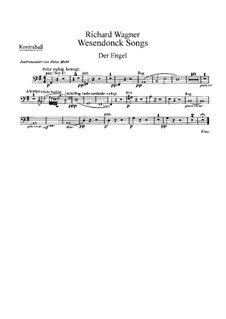 Vollständiger Satz: Für Stimme und Orchester – Kontrabassstimmen by Richard Wagner