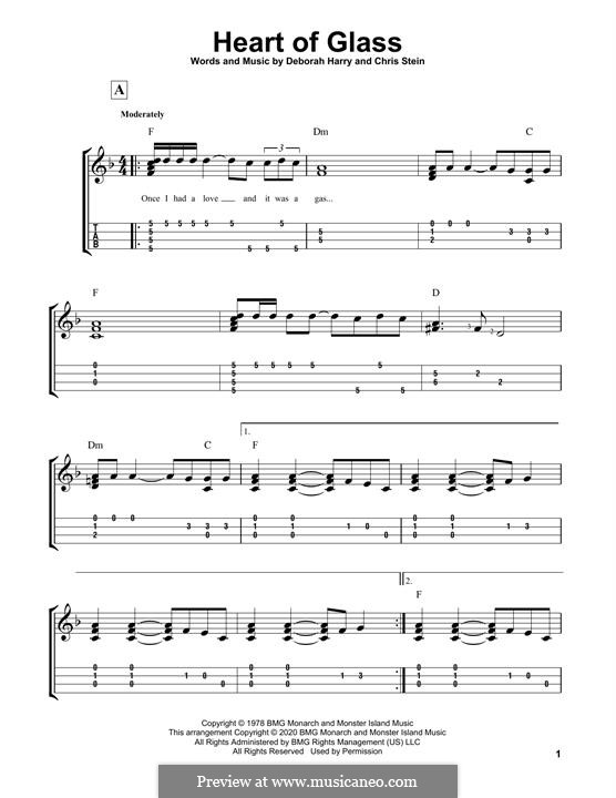 Heart of Glass (Blondie): Für Ukulele by Chris Stein, Deborah Harry