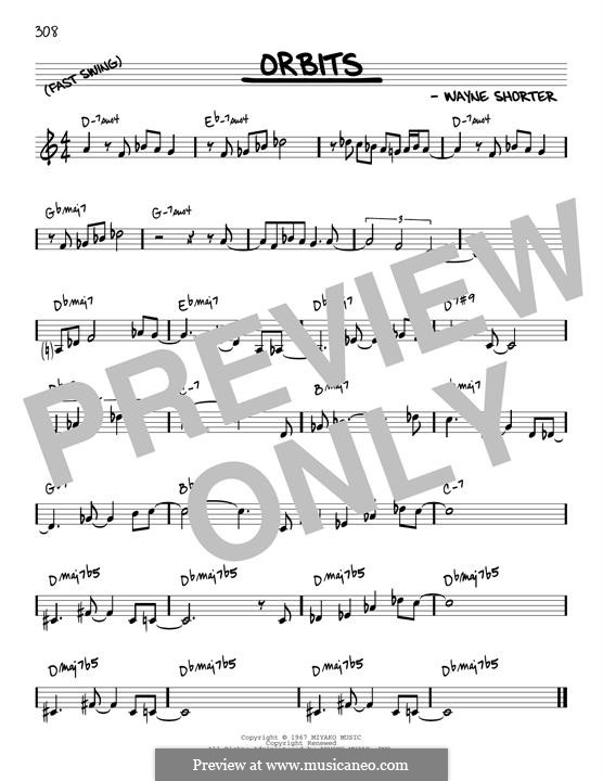 Orbits: Melody line (reharmonized version) by Wayne Shorter