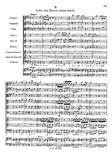 Lobe den Herrn, meine Seele: Lobe den Herrn, meine Seele by Friedrich Wilhelm Zachow