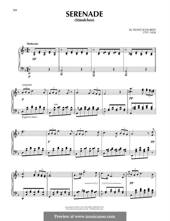 Nr.4 Ständchen: Für einen Interpreten by Franz Schubert