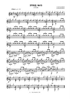 Etude No.15: Etude No.15 by Oleg Bogdaschin