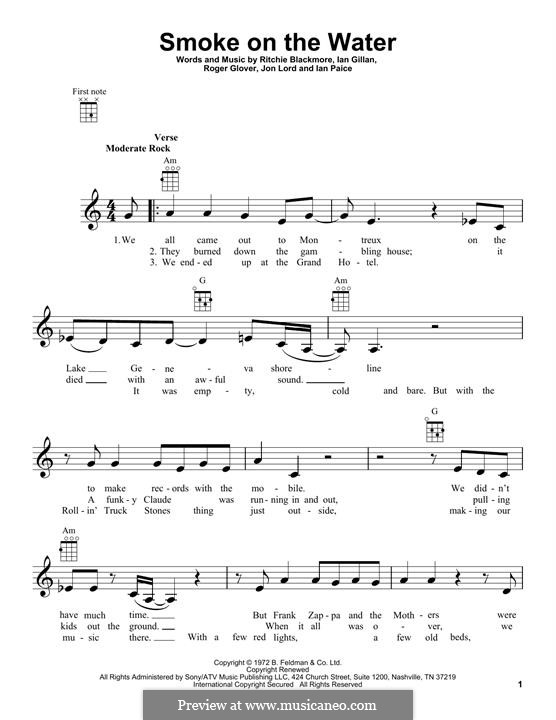 Instrumental version: Für Ukulele by Ian Gillan, Ian Paice, Jon Lord, Ritchie Blackmore, Roger Glover