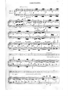 Cagliostro: Akt II, Klavierauszug mit Singstimmen by Adolphe Adam
