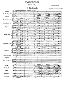 Suite II: Vollpartitur by Georges Bizet