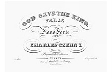 God save the King. Varié, Op.77: God save the King. Varié by Carl Czerny