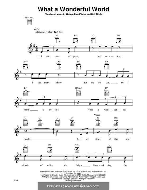 Vocal version: Melodische Linie by Bob Thiele, George David Weiss