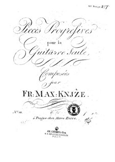 Pieces Progressives, Op.15: Pieces Progressives by Frantisek Max Knjze