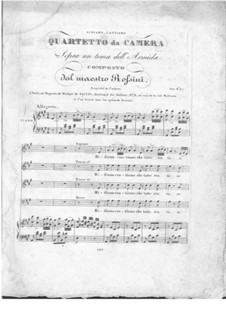 Ridiamo, cantiamo, che tutto sen va: Ridiamo, cantiamo, che tutto sen va by Gioacchino Rossini