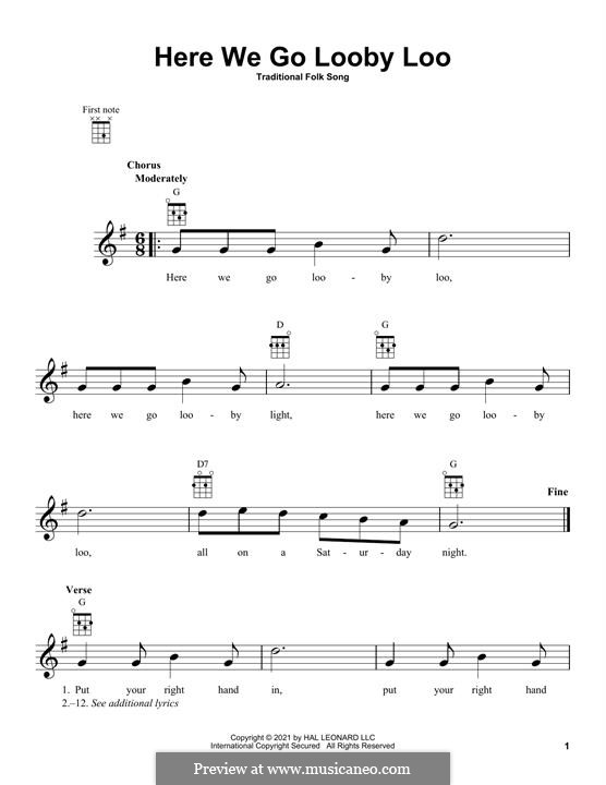 Here We Go Looby Loo: Für Ukulele by folklore