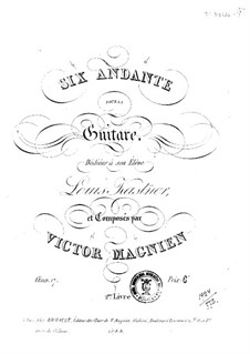 Sechs Andante, Op.17: Sechs Andante by Victor Magnien