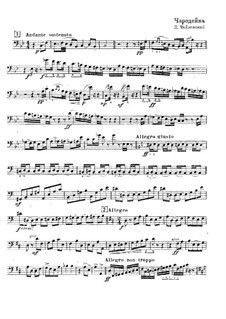 Die Zauberin, TH 9: Solo aus Kontrabassstimme by Pjotr Tschaikowski
