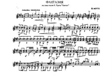 Fantasie über 'Der Blume' von H. Prach: Fantasie über 'Der Blume' von H. Prach by Johann Kaspar Mertz