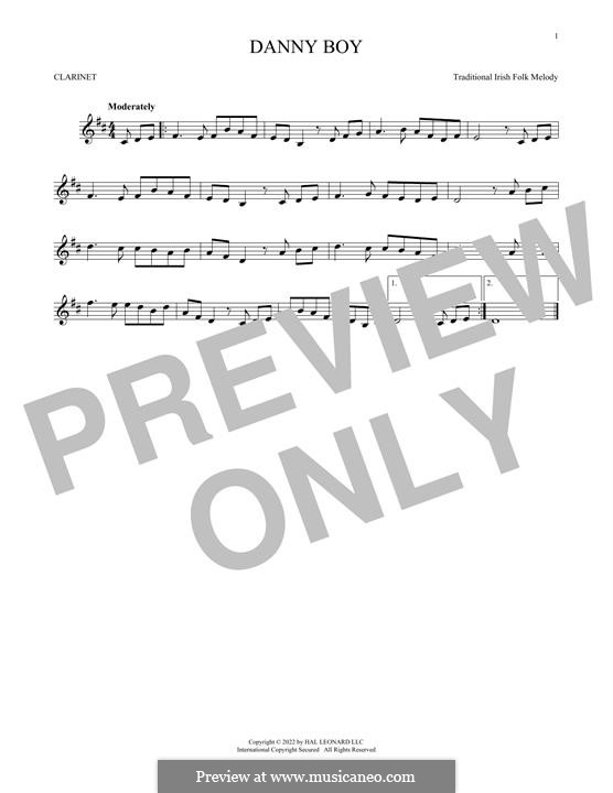 One instrument version: Für Klarinette by folklore