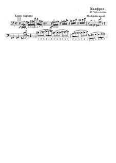 Manfred-Sinfonie, TH 28 Op.58: Solo aus Kontrabassstimme by Pjotr Tschaikowski