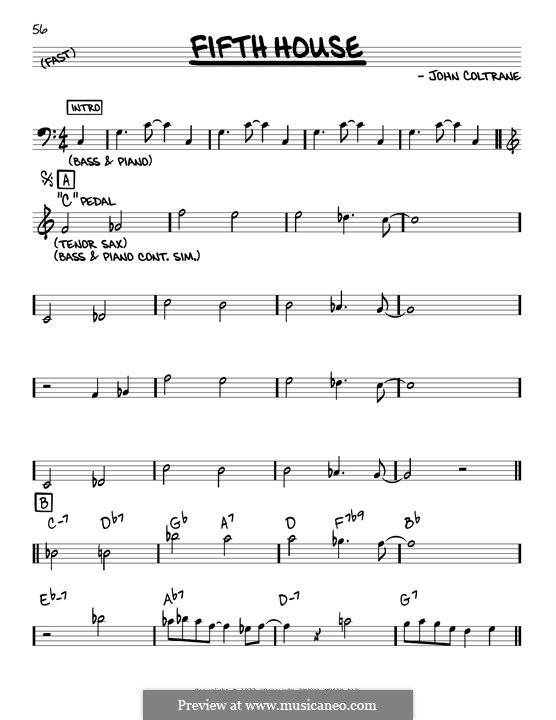 Fifth House: Melodische Linie by John Coltrane
