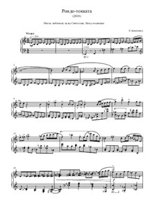 Rondo-Toccata for piano: Rondo-Toccata for piano by Ekaterina Anisimova