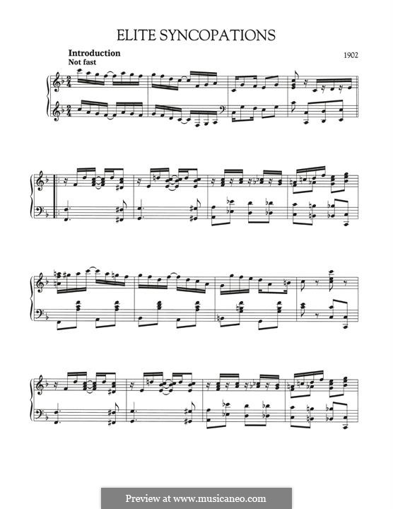 Elite Syncopations: Für Klavier by Scott Joplin