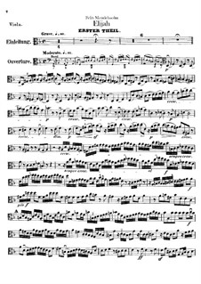 Elias, Op.70: Bratschenstimme by Felix Mendelssohn-Bartholdy
