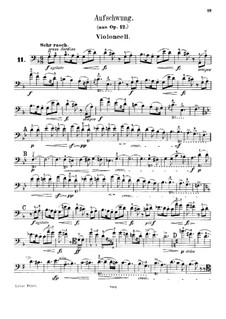 Fantasiestücke, Op.12: Nr.2 Aufschwung, für Cello und Klavier – Cellostimme by Robert Schumann